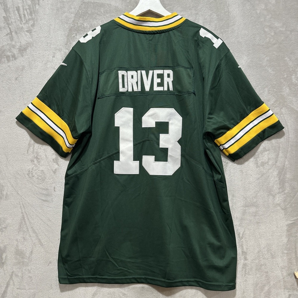 Green Bay Packers Driver #13‎ Jersey Nike On Field Size L NFL Football
